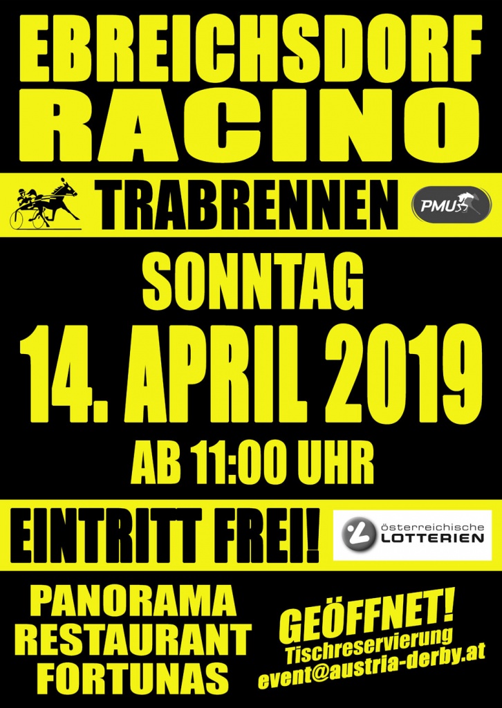 plakat renntag 20190414 yellow